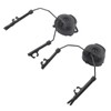 1 Pair Helmet Arc Rail Adapter Set For Peltor Comtac