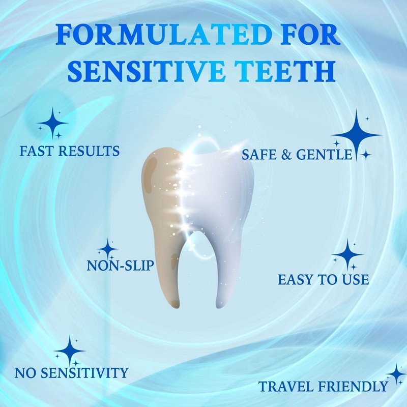 Waving Palms Teeth Whitening Strips, Whitening Strips, 28 Non-Sensitive Whitening