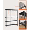 CASAMAYA Clothes Rack, Portable Closet, 54.3 Inch Large Capacity Wardrobe