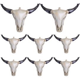 AFZMON 8 Pack Western Party Decorations Longhorn Cowboy Balloons - 21x28 Inch Western Foil Decor for Last Rodeo Bachelorette Party