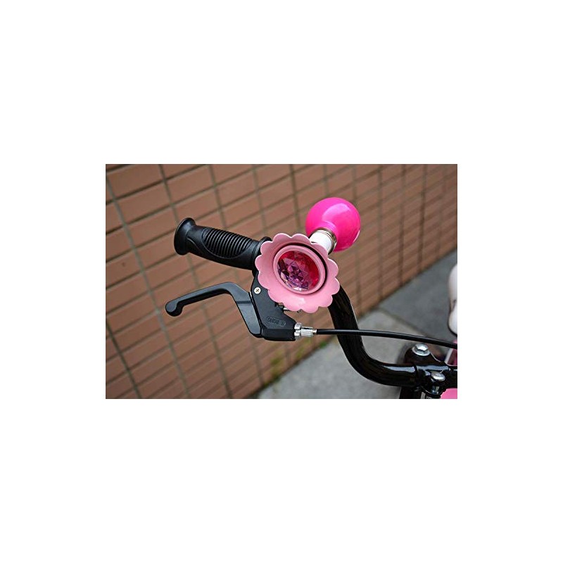 AISHEMI Kids Bike Squeeze Horn Bell for Girls Boys (pink)