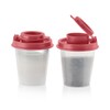 Tupperware Tupper Mini Midget Salt and Pepper Shakers 2 Ounce