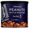Cbs Nuts Organic Kettle Roasted Sea Salt Peanuts, 14 Oz