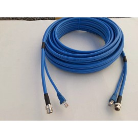 Unbranded 125 FT 3G HD-SDI RG6/CAT6 Ethernet- COMBO Cable Siamese Cable
