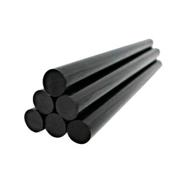 WIZ'A 478139307 Arkland Sakamoto Glue Gun Sticks, Diameter 0.3 x 3.9 inches (7.2 x 100 mm), Pack of 6, Black