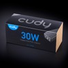 Cudy - Adaptador de inyector Gigabit PoE de 30 W,