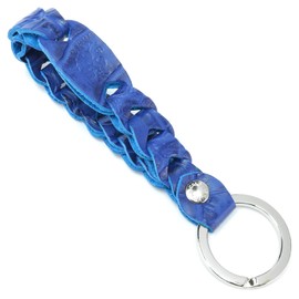 Ricky's Ring Chain Keychain, Key Loss, Prevents Falling, Smart Key Case, Key Case, Smart Key, Ring Key, Key Ring, Key Strap, Key Cover, Key Cap, Men's, Women's, Genuine Leather, Leather, 09.croco blue