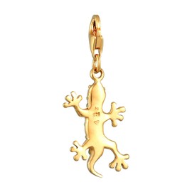Nenalina Gekko 0412991422 Carabiner Charm Pendant for Charm Bracelet 925 Sterling Silver, Sterling Silver Sterling Silver Crystal, Crystal