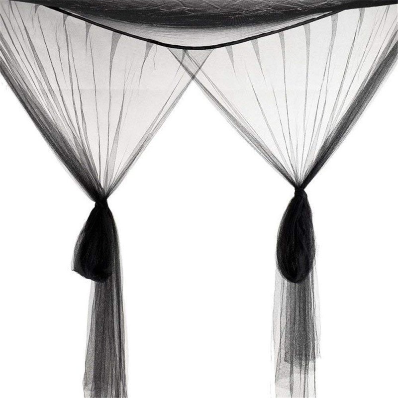 Lighting-Time 4 Corners Post Bed Canopy Twin Full Queen King