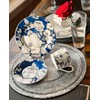 Bone China Dinnerware Set of 20 for 4 pers., Plates