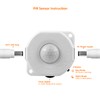 JOYLIT Motion Sensor COB LED Strip Light 5 Meters, CRI