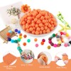 Kovict 200pcs Silicone Beads, 12mm Silicone Beads for Keychain Making,