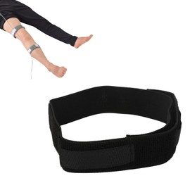 Catheter Urinary Legband Holder, Leg Bag Holder Strap Soft Comfortable Stretch Urine Drainage Bag Support Leg Band Leg Strap, for Men Women (Black)