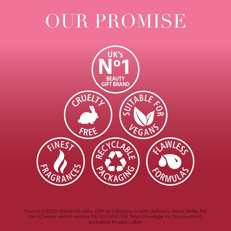 Baylis & Harding Midnight Cherry Gift Wrapped Pamper Trio Gift