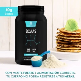Suplementó Aminoácidos Bcaas Muscle Life 1 Kg En Polvo Sabor                                                                                          