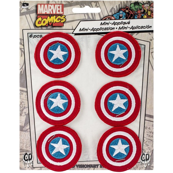 C&D Visionary P-MVL-0038-S Captain America Shield Patch Set