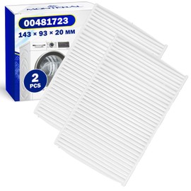 Set of 2 dryer filters with the original code 000481723 481723 pollen filter for Bosch for Siemens MONTERAL