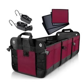 organizador para asiento trasero Organizador De Maletero For Coche, Accesorios For Coche, Organizador De Coche Plegable Con Varios Compartimentos,... 