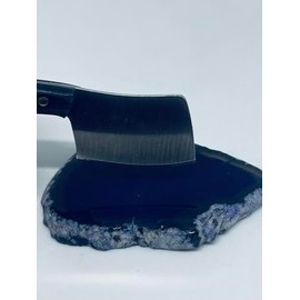 Mini Clever and Agate Marble Stone Snuff Chopping Kit – UK Seller (Purple)