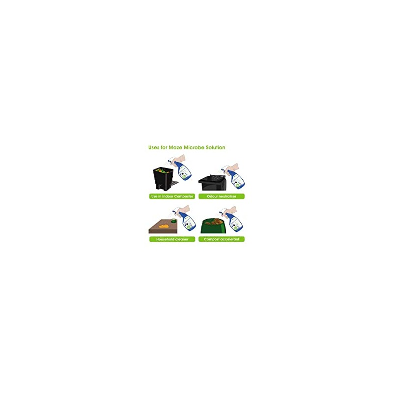 MAZE 2 Pack Liquid Bokashi Spray Bottles
