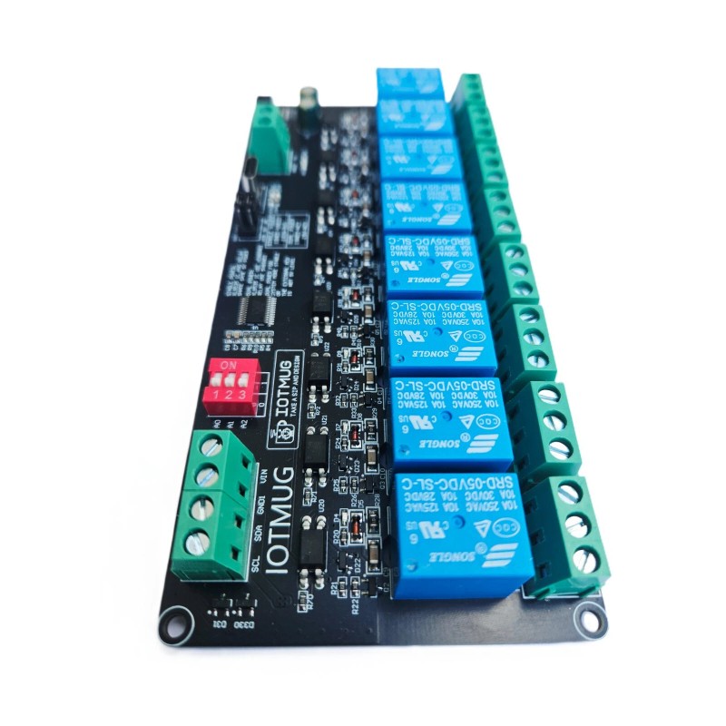 iotmug 8 Channel I2C Relay Module Arduino Raspberry 3.3V 5.0V