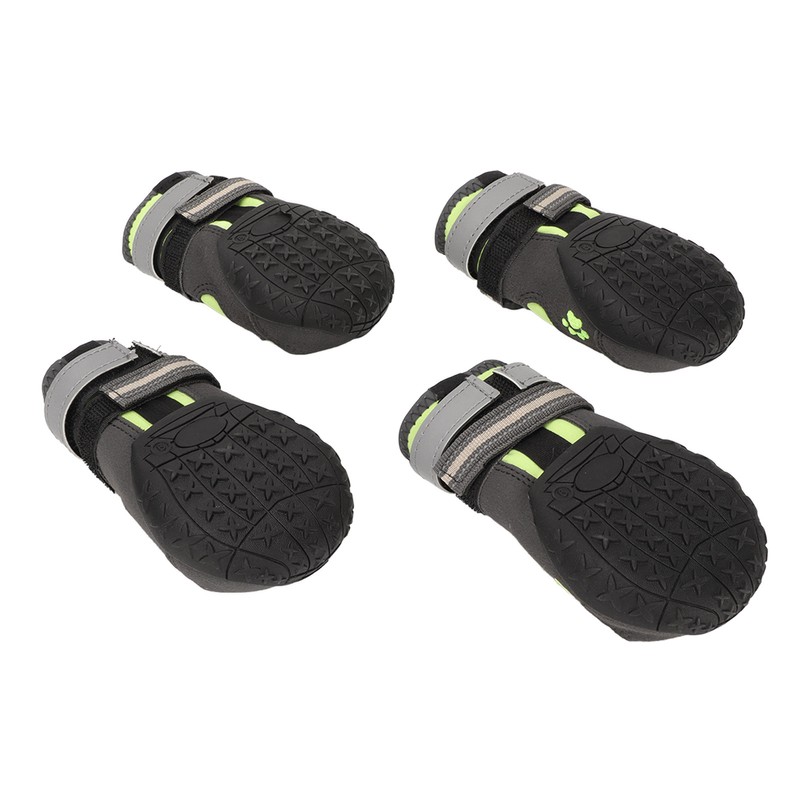 4Pcs Dog Booties Adjustable Slip Resistant Breathable Dog Boot with