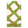 Caspari Boxwood Trellis Paper Guest Towel Napkins - 15 Per