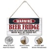 Funny Warning Signs - Wooden Kitchen Decor, Farmhouse Style, Rustic