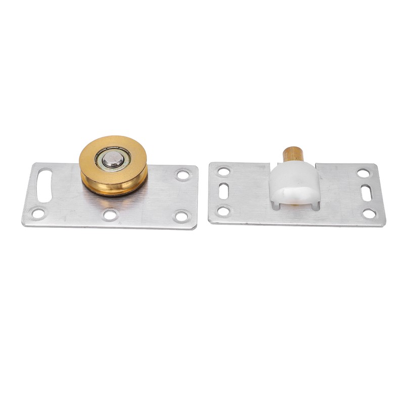 2 Sets Sliding Door Roller Brass Stainless Steel Pulley for