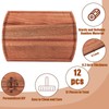 Patelai 12 Pack Large Cutting Boards Bulk Wooden Cutting Board