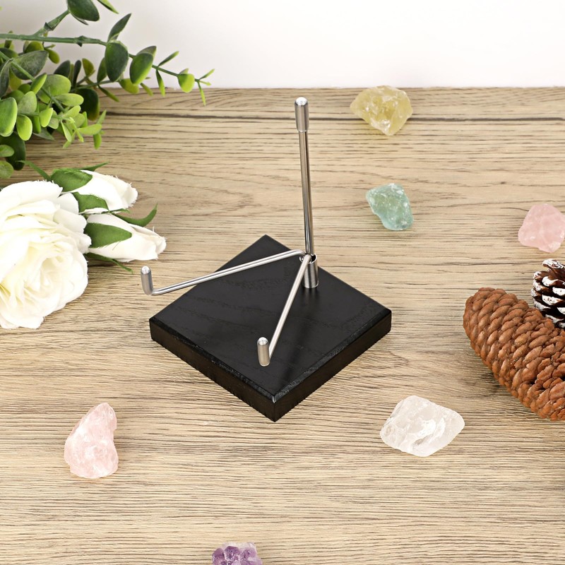 Hipiwe Adjustable Stainless Steel Arm Display Stand Easel with Wooden