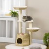PawHut 47" Cat Tree Kitty Activity Center, Cat Climbing Toy