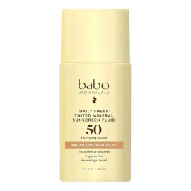 Babo Botanicals Daily Sheer Mineral Tinted Sunscreen Fluid S