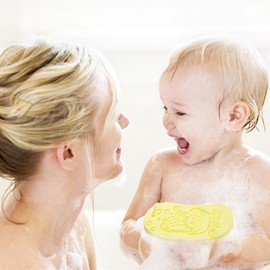 Shower Sponge,Bath Sponge Body Brush - Skin Friendly Reusable Back Scrubbing Tool Soft for Children Pregnant Women Kids Adults