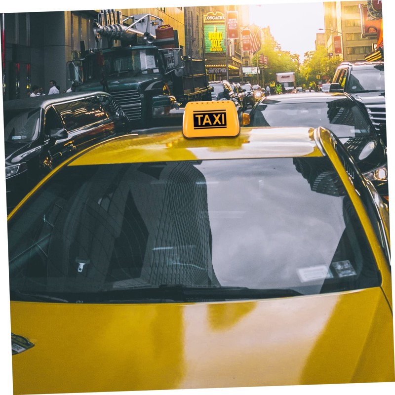 CAXUSD Taxi Roof Light Car Led Illuminated Sign Taxi Topper