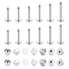 Longita 16G Helix Piercing Bar with Replacement Balls Tragus Earrings
