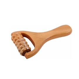 Accessories Wooden Massage Roller with Handle Legs Hands Face Massager Body Massage