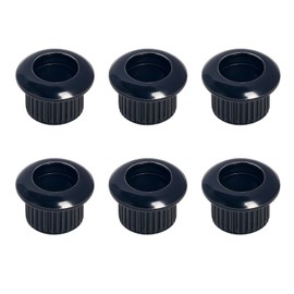 Banworks Guitar Tuning Peg Conversion Bushing Guitar String Tuning Machine Washer Adapter Ferrules 6mm to 8mm Pack of 6 JT/XNZT-01 Black