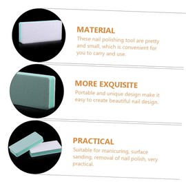 FOMIYES Manicure Using Polishing Plate Set Nail Art Accessory Kit Nail Buffer Block 8pcs