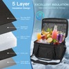 Extra Large Wheeled Portable Cooler Bag 85 Cans Double Deck
