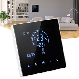 Boiler Temperature Controller, LCD Digital Display, NTC Temperature Sensor, Remote Control, Energy Saving, AC90-240V (WiFi Type)