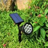 Ground Light Colorful ABS with Double Rotatable Joint Solar Spotlight