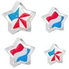 JOB JOL Cookie Cutters 4 PCS, Star Cookie Cutters, 2''
