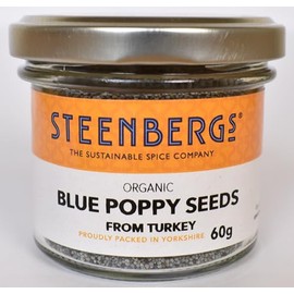 Steenbergs Organic Blue Poppy Seeds 60g Standard Jar