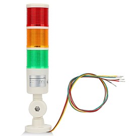 Glomora Led Signal Tower Stack Lights, Industrial Signal Warning Lights for Industrial Use, with Rotatable Base, 12-24V DC