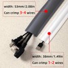 9.8ft Long Cable Protector Strip - Soft PVC Material, Wear-Resistant,