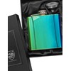 Outdoor Saxx® Stainless Steel Hip Flask 175ml Rainbow Effect Paint