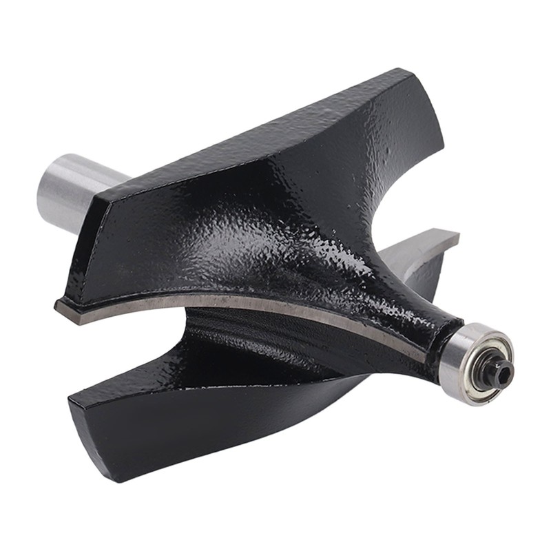Roundover Router Bit 1/2in Shank 1/2x3‑1/2 Tungsten Carbide Round Over