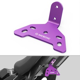 NICECNC Purple Tail Light Licence Plate Holder Mounting Bracket Compatible with Surron light bee X Surron light bee S Surron light bee L1E Segway X260 Segway X160,See fitment