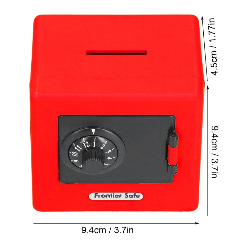 Kids Mini Money Safe Box Coded Lock Coin Cash Saving